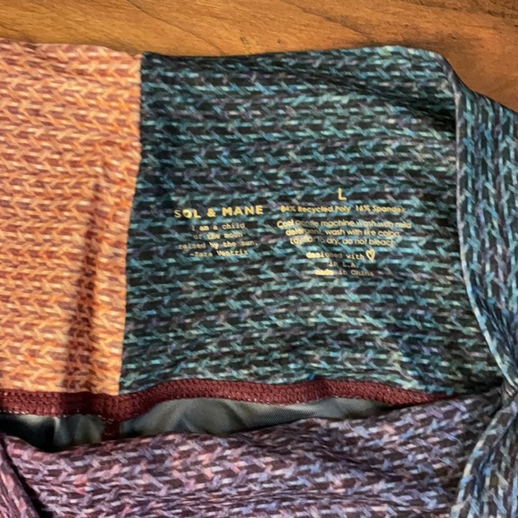 Sol & Mane Cora Fade Legging, L, NWT - Picture 4 of 7